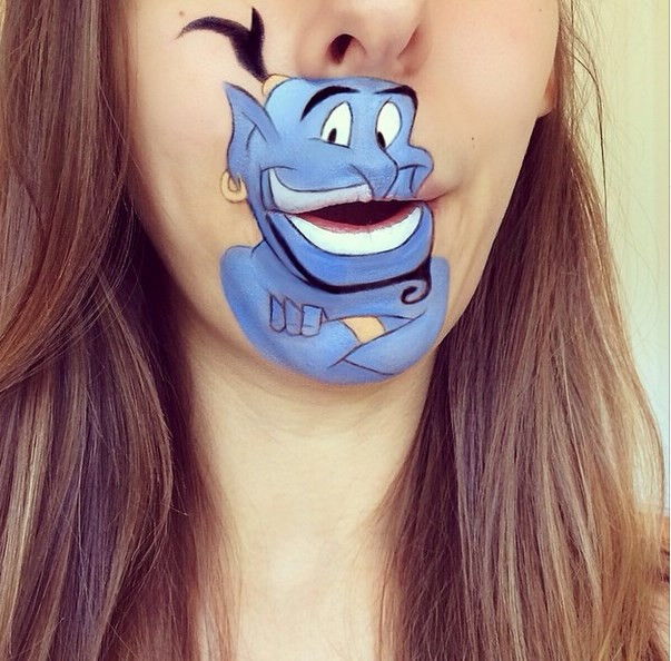 Yüzüne yaptığı makyajla ünlü oldu - Resim: 2