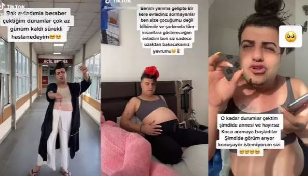 Mükremin Gezgin'in TikTok'taki hamile videolarına ve hastaneye tepki yağıyor - Resim: 0