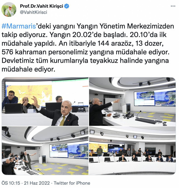 Marmaris'te korkutan yangın! Yine ciğerlerimiz yanıyor - Resim: 0