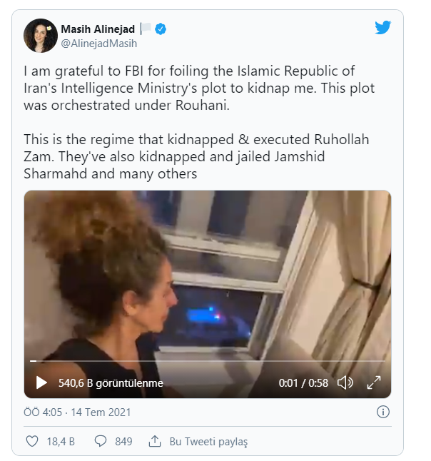 İran'ın casusluk operasyonu ifşa oldu! Muhalif gazeteciyi ABD'den kaçıracaklardı - Resim: 1