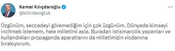 Kılıçdaroğlu, seccadeye ayakkabıyla basınca kıyamet koptu! Muharrem İnce: Bir din bilginine danıştım... - Resim: 2