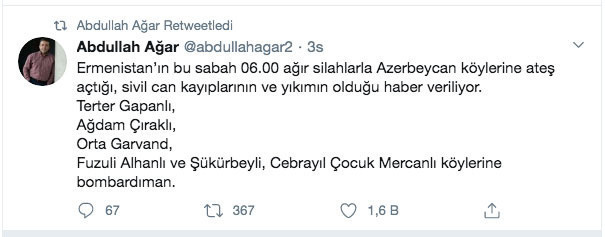Abdullah Ağar'dan Ermenistan açıklaması kaybedilen toprakları almak gerekiyor - Resim: 0