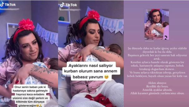 Mükremin Gezgin'in TikTok'taki hamile videolarına ve hastaneye tepki yağıyor - Resim: 3