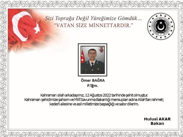 Pençe Kilit bölgesinde bir asker şehit oldu - Resim: 0