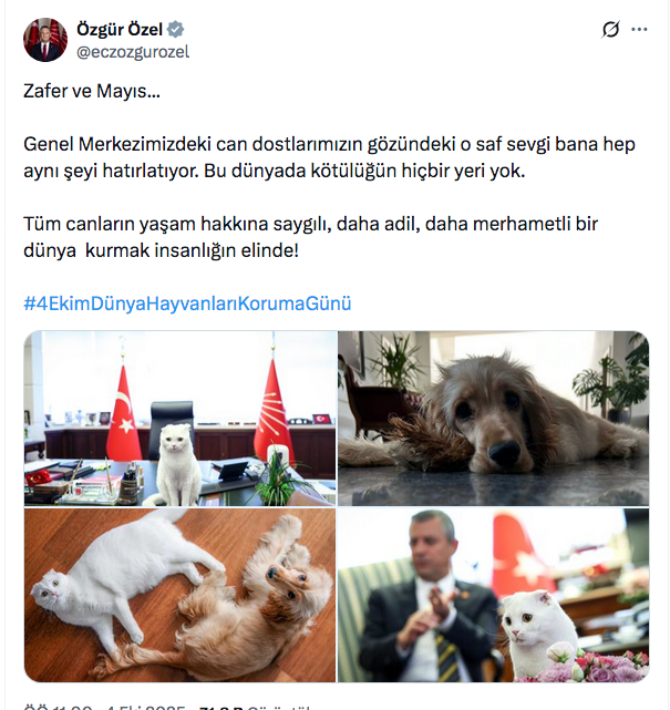 CHP Genel Başkanı Özgür Özel, Zafer ve Mayıs'ı paylaştı! - Resim: 0