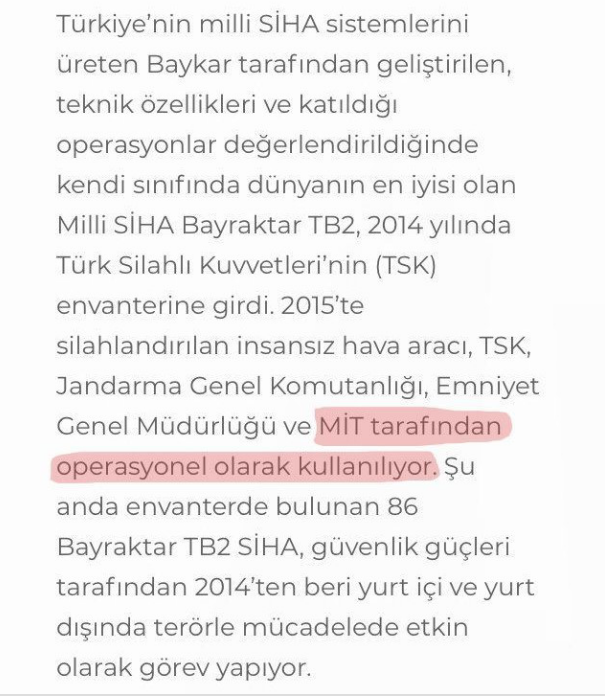 MİT'ten yeni hamle Bayraktar TB2'yi envanterine aldı - Resim: 0