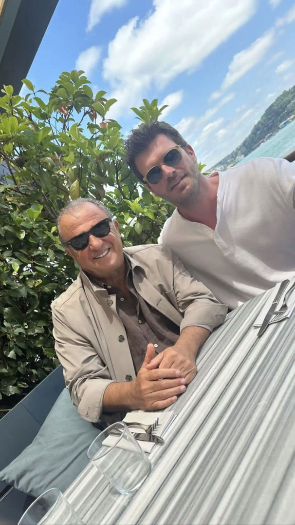 Fatih Terim, Kıvanç Tatlıtuğ ile fotoğraf paylaştı - Resim: 0