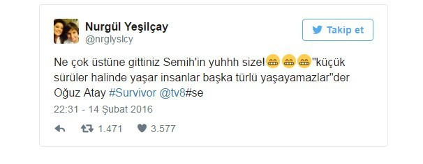 Ünlülerin ilginç 'Survivor' paylaşımları - Resim: 4