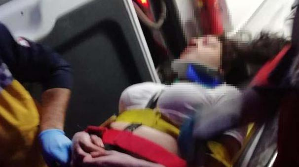 Amasya'da uçurumdan düşen genç kız şoke etti - Resim: 0