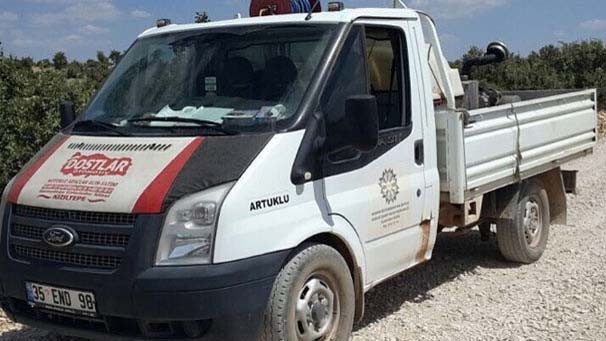 8 tonluk bomba yüklü kamyon bakın kimin çıktı! - Resim: 4