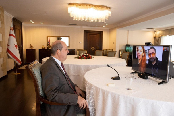 Ersin Tatar'dan Kapalı Maraş'ta klip çeken Nihayet Elibol'a destek - Resim: 0