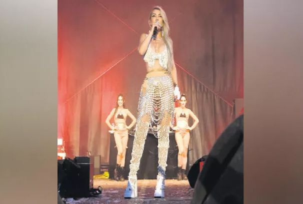 Hande Yener, akşam 10'dan sonraki ses yasağını takmadı! Multi Summer Festival'inde çıplak sesiyle gurbetçileri coşturdu... - Resim: 3