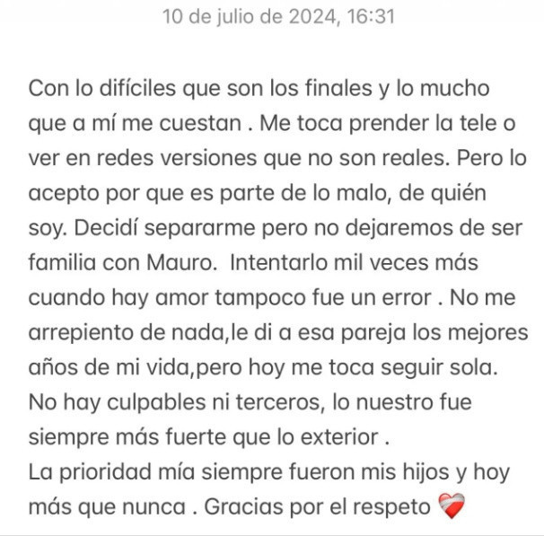 Wanda Nara sosyal medya hesabından ayrılığı açıkladı - Resim: 0