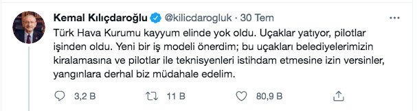 Kemal Kılıçdaroğlu'ndan kiralanmasını önerdiği THK uçaklarıyla ilgili 8 gün sonra itiraf - Resim: 0