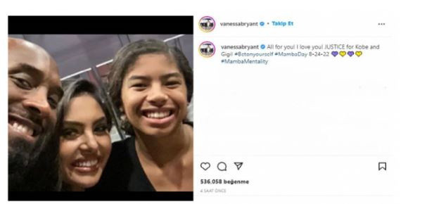 Kobe Bryant'ın eşi tazminat davasından 16 milyon dolar kazandı - Resim: 0