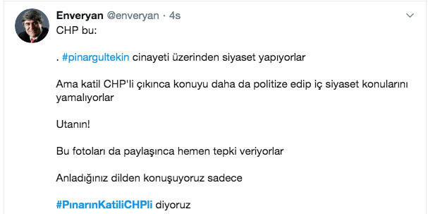 'Pınar'ın katili CHP'li' etiketi Twitter'da TT oldu yorum yağdı - Resim: 3