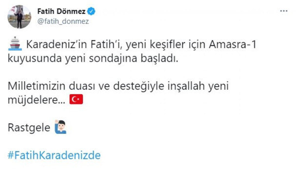 Fatih Dönmez: Karadeniz'in Fatih'i yeni sondaja başladı - Resim: 0