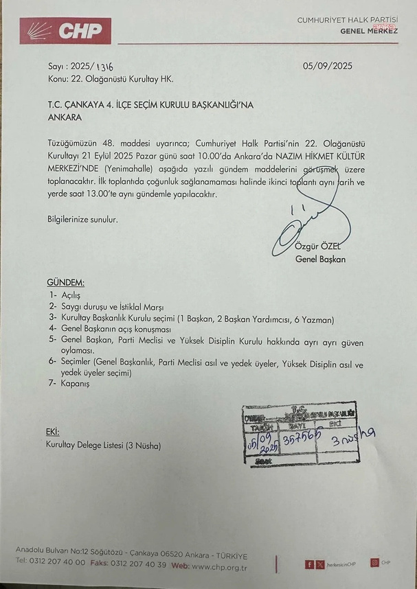 CHP'den olağanüstü kurultay kararı! Tarih açıklandı - Resim: 0