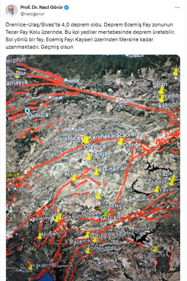 Deprem uzmanı Naci Görür uyardı: 7 büyüklüğünde deprem üretebilir - Resim: 0
