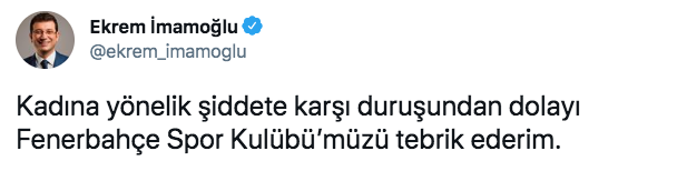 Fenerbahçe'den sürpriz İstanbul Sözleşmesi çıkışı! Bu çok konuşulacak - Resim: 0