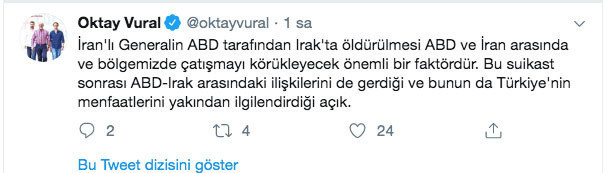 MHP'li Oktay Vural ABD'li senatörün mesajını paylaştı herkesi uyardı - Resim: 1