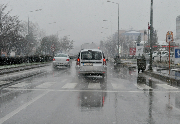 Ve kar Edirne'den giriş yaptı - Resim: 1
