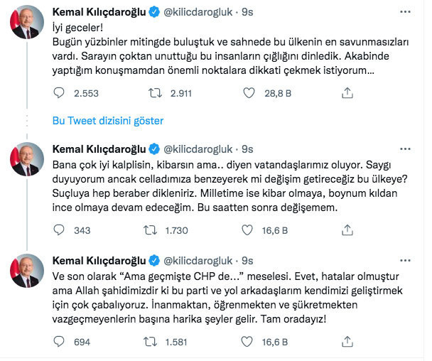 Kılıçdaroğlu gece yarısı paylaştı: Bu saatten sonra değişemem - Resim: 0