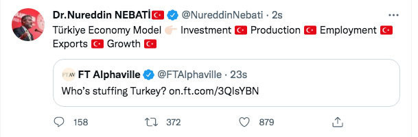 Financial Times Türkiye'deki rezerv artışı ve sermaye akışını sorguladı Nureddin Nebati cevap verdi - Resim: 0