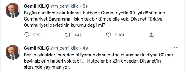 Diyanet unuttu mu acaba ne Atatürk var Cumhuriyet! Ali Erbaş ne diyecek merak konusu - Resim: 0