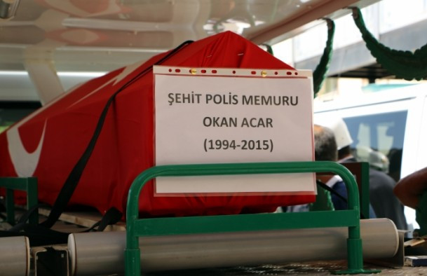 Ceylanpınar'da şehit edilen 2 polis için tören - Resim: 3