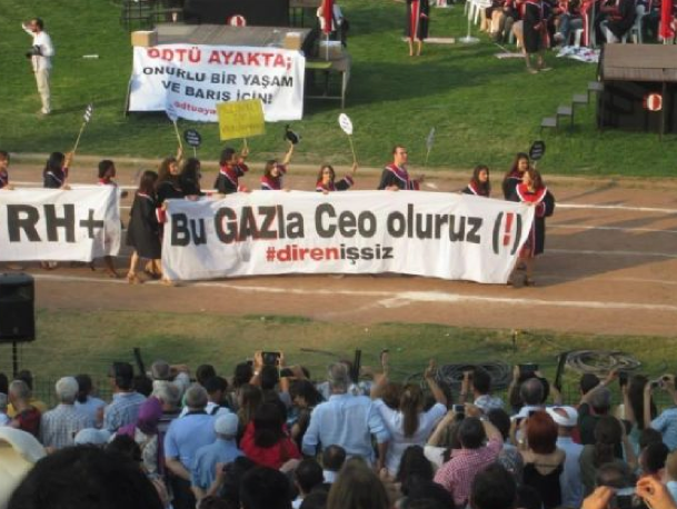 ODTÜ törenine damga vuran Gezi pankartları - Resim: 3