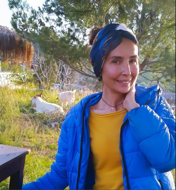 Bilun Dohmen mankenliği bıraktı koyun otlatıp keçi sağıyor - Resim: 1