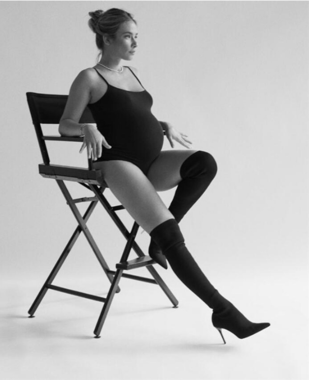 Müge Boz iç çamaşırlarıyla hamilelik pozu verdi! Caner Erdeniz ile evlenmişti - Resim: 4