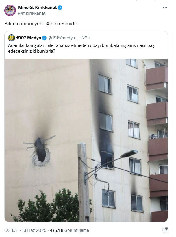 Sosyal medyada Mine Kırıkkanat'a büyük tepki - Resim: 0