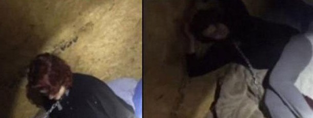 Seri katilden kurtulma anı boynunda zincirle bulundu - Resim: 1