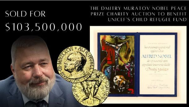 Rus isim Ukraynalılar için Nobel Barış Ödülü'nü dudak uçuklatan fiyata sattı - Resim: 0