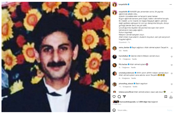 Kanser tedavisi gören Tanyeli'nin acı günü! Ağabeyi hayatını kaybetti - Resim: 0
