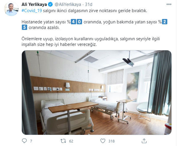 İstanbul Valisi Ali Yerlikaya: İkinci dalganın zirve noktasını geride bıraktık - Resim: 0