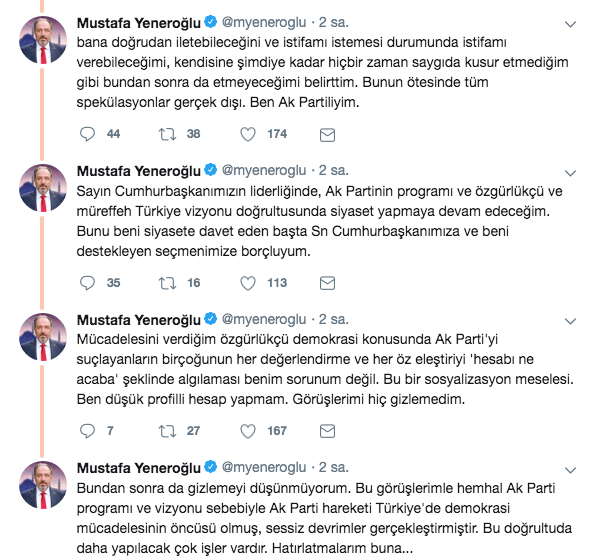 İstifa etti denilen AK Partili Mustafa Yeneroğlu konuştu! Hande Fırat detayı ilginç - Resim: 0