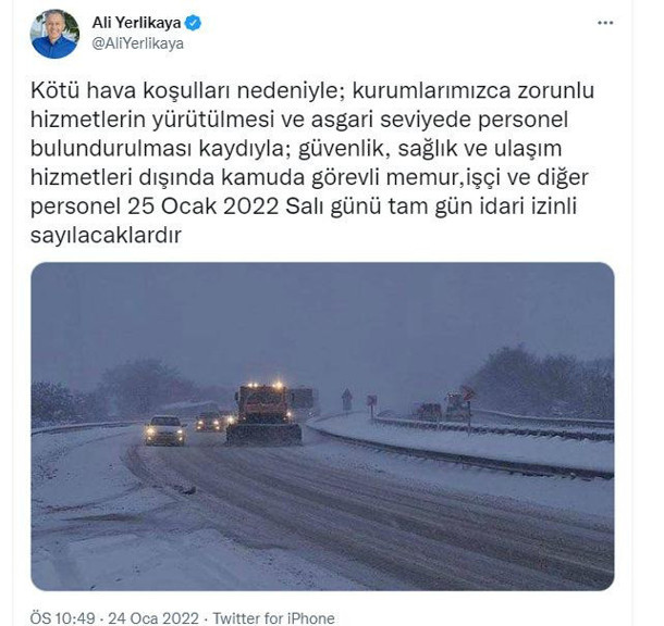 İstanbul'da kamu personelleri izinli sayılacak! Vali Yerlikaya açıkladı - Resim: 0