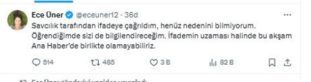 Sunucu Ece Üner ifadeye çağrıldı - Resim: 0