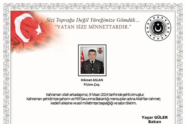 Pençe-Kilit operasyonu bölgesinde 1 askerimiz şehit oldu - Resim: 0