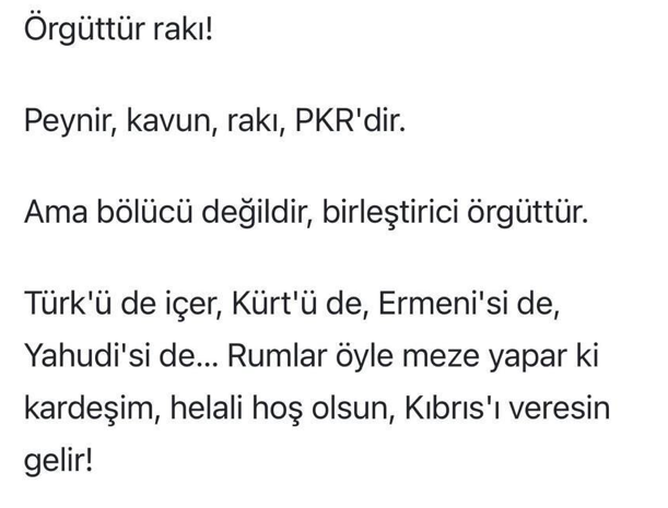 Yılmaz Özdil rakıyı öveyim derken uçuşa geçti: Rumlara Kıbrıs'ı veresin gelir - Resim: 0