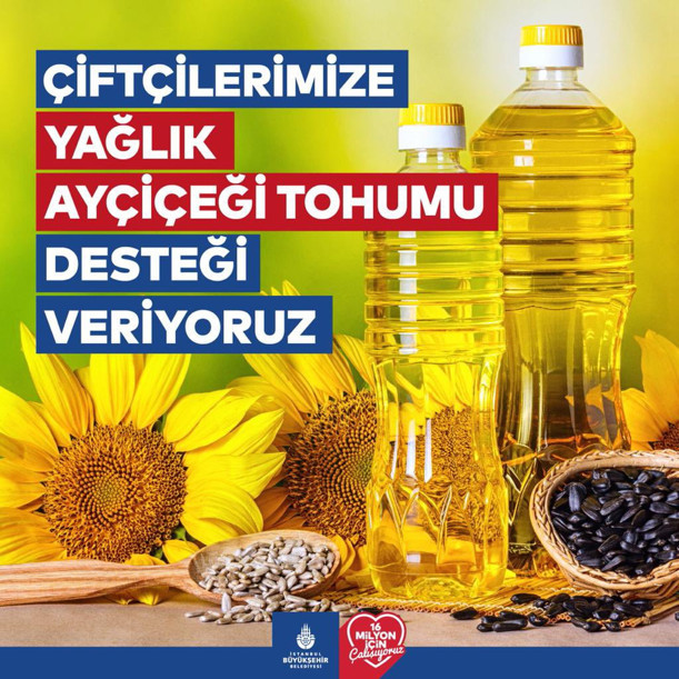 İBB Başkanı Ekrem İmamoğlu'ndan ayçiçek üretimi için destek - Resim: 0