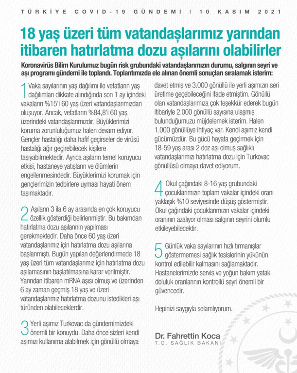 BioNTech aşısında 3. doz aşılama bugün başlıyor! 18 yaş üstü herkes yaptırabilecek tek şartı var - Resim: 0
