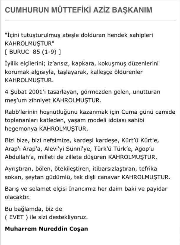 İskenderpaşa Cemaati seçim kararını açıkladı! - Resim: 0