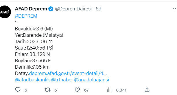 Bir deprem daha oldu! Panik yaşandı AFAD son depremin şiddetini açıkladı - Resim: 0