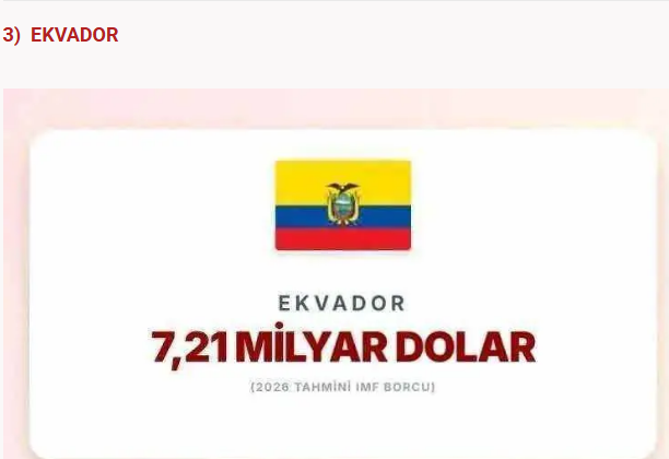 Türkiye'nin borcu açıklandı: IMF'ye en çok borcu olan ülkeler belli oldu - Resim: 31