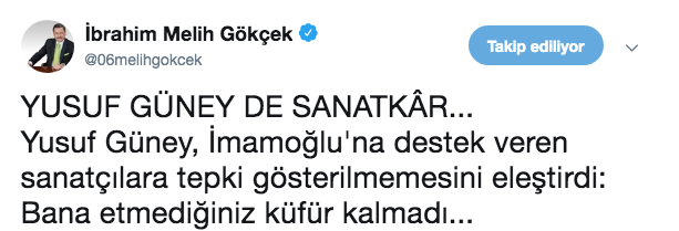 Sanatçıların "Her şey güzel olacak" paylaşımı tartışması! Gökçek'de dahil oldu - Resim: 0