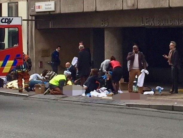 Brüksel metrosu patlama fotoğrafları istasyona dikkat! - Resim: 4